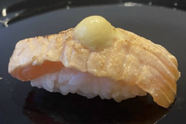 Nigiri Salmon Flamed