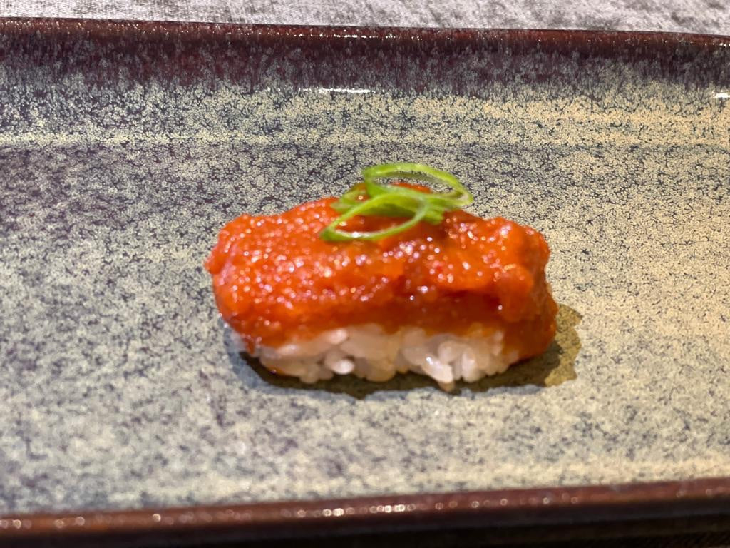 Spicy tuna chopped Nigiri(2Pieces)